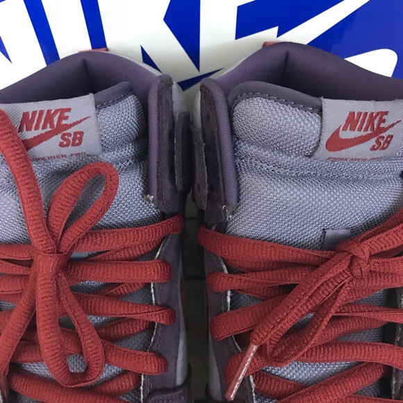 Nike SB Dunk High Plum Pruple Rare size 8.5 - Picture 3 of 8